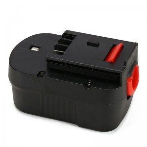 แบตเตอรี่เครื่องมือไฟฟ้าไร้สาย Ni-Cd 14.4V 1300mAh สำหรับ Black \u0026 Decker A1714, A14