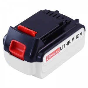 เปลี่ยนแบตเตอรี่ Li-ion 20V 3000mAh สำหรับ Black \u0026 Decker LB20, LBX20, LBX4020, LB2X4020 สว่านไฟฟ้า