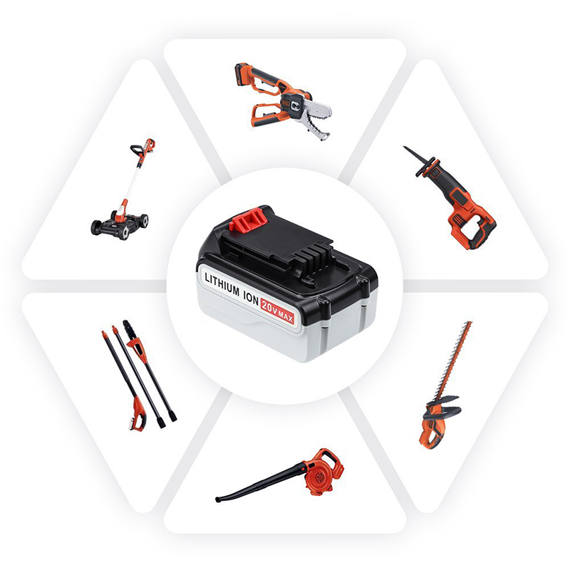 เปลี่ยนแบตเตอรี่ Li-ion 20V 3000mAh สำหรับ Black \u0026 Decker LB20, LBX20, LBX4020, LB2X4020 สว่านไฟฟ้า