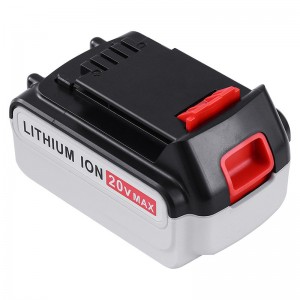 สำหรับ B Lack \u0026 D Ecker LB20, LBX20, LBX4020, LB2X4020 เครื่องมือแบตเตอรี่เปลี่ยน Li-Ion 20 โวลต์ 6000 มิลลิแอมป์ชั่วโมงแบตเตอรี่แพ็ค