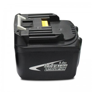 Li-ion 14.4V 6000mAh เปลี่ยนแบตเตอรี่สำรองสำหรับสว่าน Makita BTW250Z, BUB142Z
