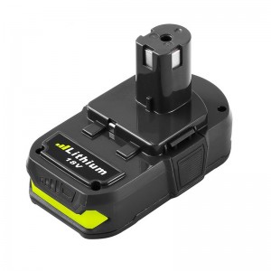 Li-ion 1500mAh 18V แบตเตอรี่ไร้สายเปลี่ยนเครื่องมือสำหรับ Ryobi P102, P103, P104